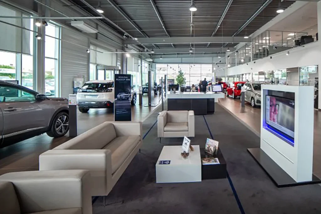 peugeot showroom